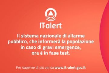 Test IT-ALERT il 14 settembre